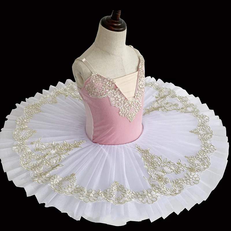 2021 г., розова/синя балетна пола-пакет за момичета и жени, професионална балетна пола-пакет за възрастни, детски балетен костюм за момичета и жени Изображение 0 