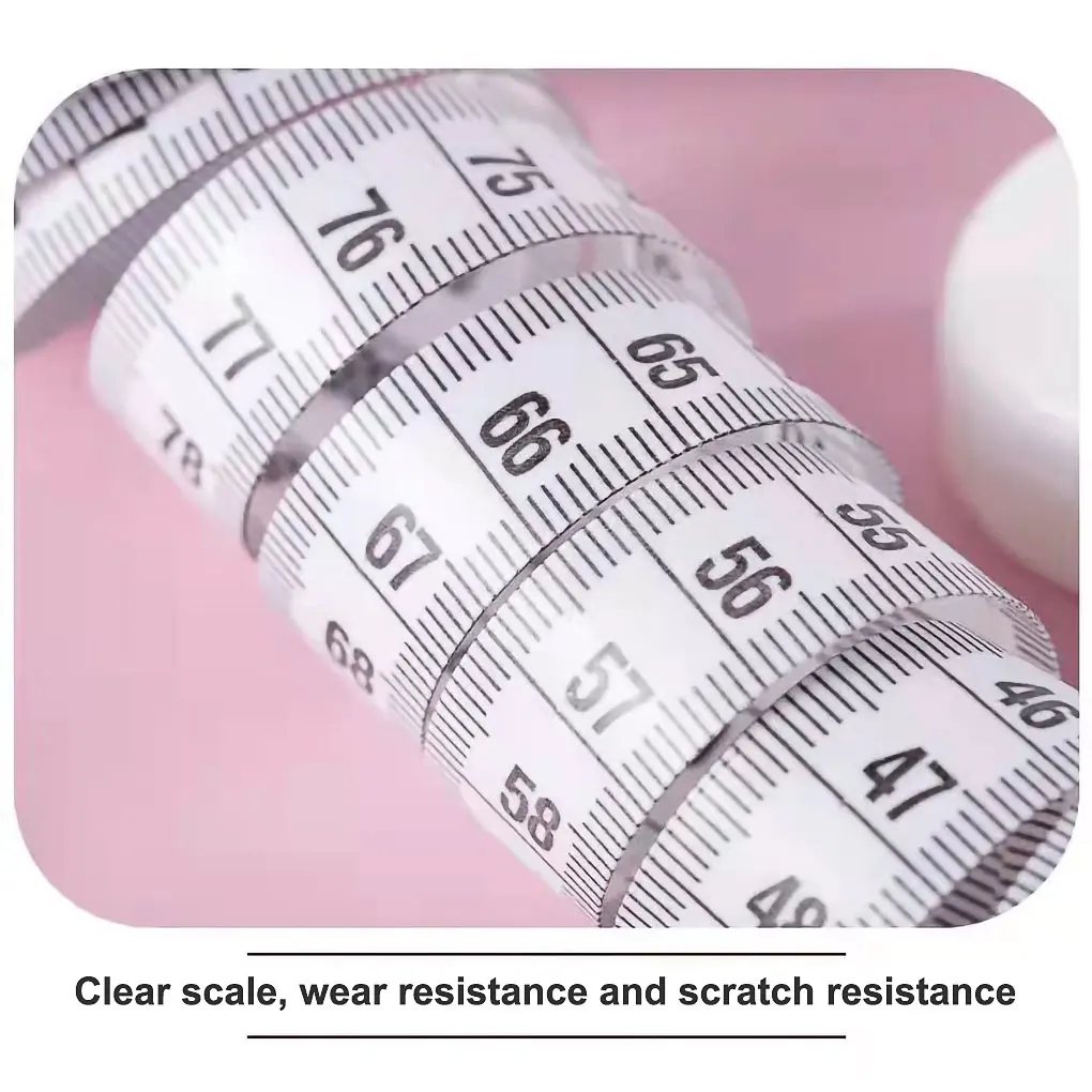 Самозатягивающаяся Лента За Измерване на Тяло От Фибростъкло, Лична Измервателна Линийка, 60-Инчови, за да проверите За измерване на Поръчка